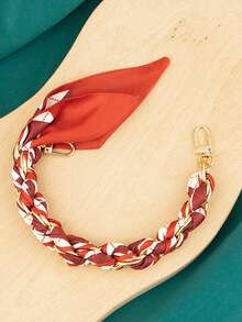 合金多元素挂绳 1 件装 多功能短款手机挂绳 编织优雅手机带 通用手机吊坠项链 带透明夹子 实用礼物 春季生日礼物 - 彩色 - 查看 11