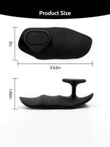 2pcs Non-Slip Rubber Fingerless Fitness Gloves, Unisex, Suitable For Barbell Handles, Rubber Gym Dumbbell Handles, Rubber Weightlifting Anti-Slip Grips - Multicolor - View 5