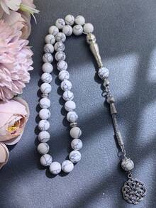 1pc 33 Beads Arabic/Middle Eastern Islamic Prayer Beads, High Quality Niche Prayer Beads For Daily Wear, Praying, Meditation Counting, Elegant And Portable Design (Classic Festival Prayer Beads In Multiple Colors Available) - Multicolor - View 7