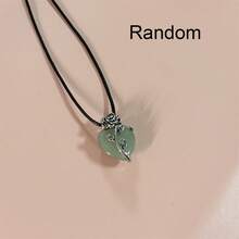 1pc Heart & Rose Pendant Necklace, Crystal Jewelry Gift For Women, Valentine's Day - Love - View 9