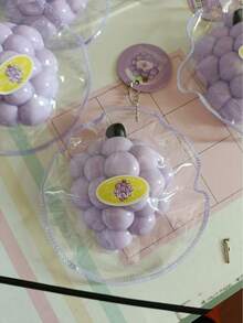 Novelty Realistic Grape Squeeze Stress Relief Toy, Squeezing Squishy Fruit Decoration Ornament, Suitable For Various Festivals