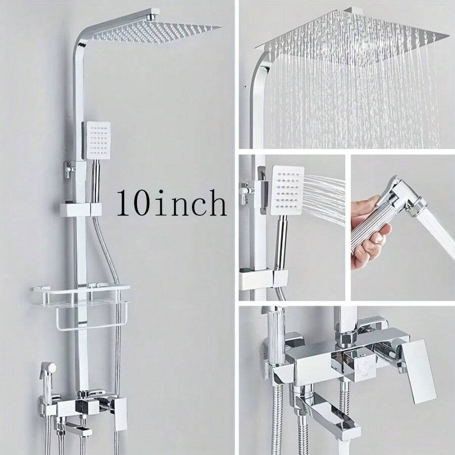 Bath Hardware Sets - Chrome(25.4 Cm) - View 1