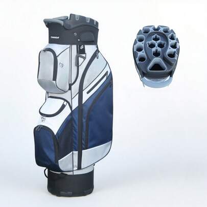 LivsinGolf 14-Way Golf Cart Bag With Locking Club Dividers