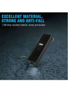 TW 1502 Mini Flash Drive USB con Linterna y Dispositivo de Defensa Personal – Estilo Compacto en Negro - Negro - Ver 7