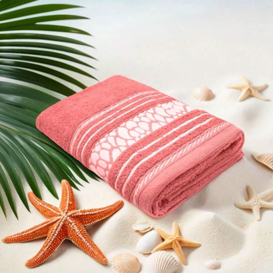 Bath Towels - Coral Pink - View 1