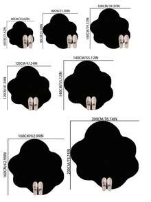 1 tấm thảm hình đám mây bất đối xứng, phong cách Bắc Âu hiện đại, trang trí tối giản, thảm trải sàn phòng khách, trang trí phòng ngủ, thảm nhỏ, thảm trang trí nhà cửa, thảm phòng khách, thảm nhỏ phòng khách, thảm phòng ngủ, trang trí nhà cửa phòng khách, thảm ngoài trời, thảm có thể giặt, thảm dày, thảm nhung, thảm mùa thu/đông - Nhiều màu - Xem 4