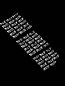 20pcs/50pcs Self-Adhesive Cable Clips, Wire Organizer Holders, Data Cable Tie Mounts, Cord Clips - Clear - View 8