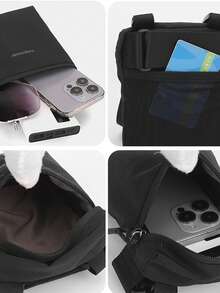 男士迷你邮差包、单肩包、斜挎包、钱包 - 彩色 - 查看 12