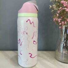32 Oz Outdoor Sports Water Cup Water Bottle Stainless Steel Vacuumowala Insulated Cup With Lid And Straw Suitable For Water, Iced Tea Or Coffee. - Nhiều màu - Xem 23