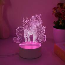 1pc USB Powered 3D Cute Bear Night Light - Creative Animal Design, Suitable For Home Decor, Great For Living Room And Bedroom, Ideal Birthday Or Holiday Gift