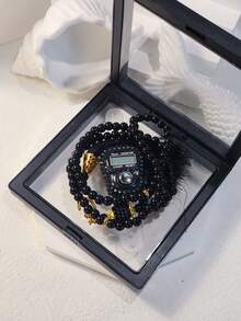 1 Stücke Strass Finger Zähler, Rosenkranz Ring, Mini Ziffernzähler zum Beten, Trainieren, Zählen, 3-teiliges Set - Verschiedenfarbig - Übersicht 12