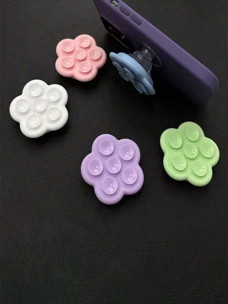 New Multifunctional Double-Sided Suction Cup Air Bag Phone Holder - Firmly Adheres, Suitable For Smooth Surfaces, Perfectly Achieves Hands-Free Phone Viewing - Multicolor - View 1