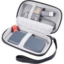 Organizador Portátil, Bolsa Accesorios Electrónicos Impermeable, Funda Compatible con SanDisk 1TB 2TB 500GB 4TB/para Pro Portable SSD, Almacenamiento de Disco Duro de para /SDSSDE30/SDSSDE81,40848267 - Multicolor - Ver 1