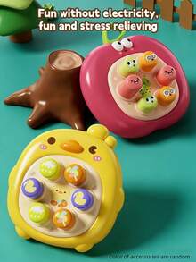 Mini Kids Whack-A-Mole Game, Cognitive Toy For Focus Training, Early Education Toy, Suitable Gift For Boys And Girls (Random Color/Pattern) - Multicolor - View 6