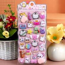 New 3D Bubble Stickers Cartoon Cute Stress Relief Squeeze Toys Stickers Decor For Phone Case, Scrapbooking, Reward Stickers - Corgi, Demon, Black Cat, Hamster - Multicolor - View 5