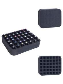 UOZL 30/40/42/60 Slots, With Foam Pad, Removable Bottom Divider, Can Hold 30/40/42/60 Bottles Of 15ml (0.5oz) Nail Polish Or Essential Oils (Excluding Bottom) - Multicolor - View 21