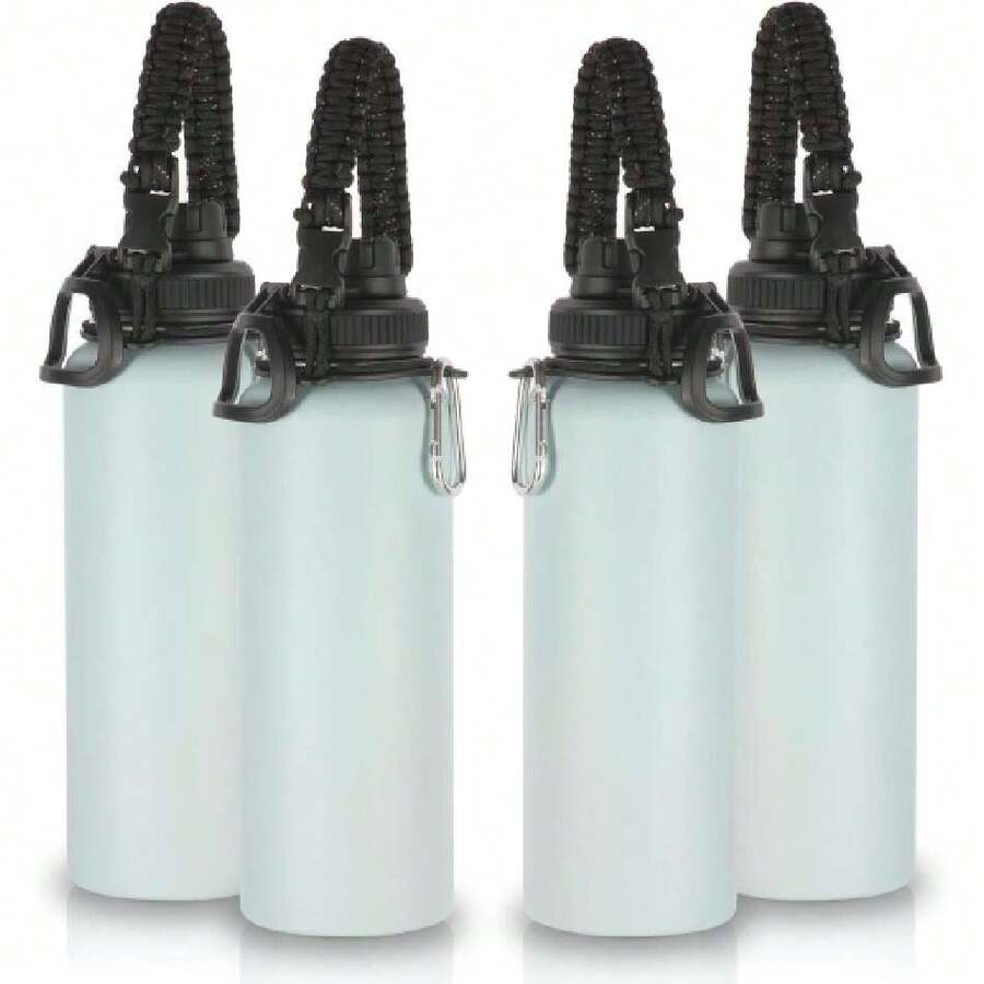 - Botellas de agua aisladas a granel,paquete de 4 unidades,botella deportiva de acero inoxidable de 40 onzas,con mango de paracaídas y tapa de boquilla(niebla,juego de 4),40853345 - azul real - Ver 1