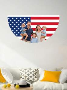 1pc Customized Flag, Personalized Flag, Outdoor Flag, Add Your Own Image/Text, Indoor/Outdoor Flag - Classic American Flag - View 3