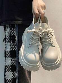 Punk Business KNOTTED Eyelets Office Holidays Fall & Winter - Beige - View 3