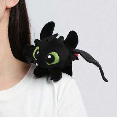 Universal Pictures 官方授权系列 - 可爱无牙仔 5.1 英寸毛绒挂件/钥匙扣/背包挂钩，坐姿软玩具，生日礼物