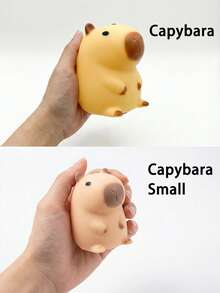 可爱水豚夜灯，趣味水牛墨西哥钝口螈动物玩具夜灯，柔和可爱的LED灯，触摸控制三档亮度可调，带颤动感应器，新奇动物造型夜灯，适用于书桌、宿舍、卧室、返校装饰、生日圣诞礼物、家居装饰、睡眠伴侣、情人节礼物、送给女友/妻子/闺蜜的礼物，便携式无线氛围灯