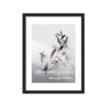 1/3pcs,30X40cm/12X16in Picture Frame, Wooden Photo Frame, A4 Frame, Certificates Documents Poster Frame,12"X16" Frame Withou Mat Photo Frames, Vertical & Horizontal Wall Hanging Black Picture Frame For Home Poster Prints Decor - khung ảnh bằng gỗ - Xem 15