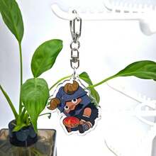 Cartoon Anime Lilo And Stitch Pendant Keychains Holder Car Key Chain Key Ring Mobile Phone Bag Hanging Delicious In Dungeon - 5 - Xem 7