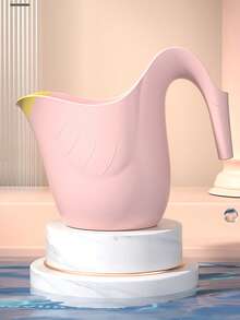 1pc Fresh Color Baby Shower Water Spoon, Children's Shower Products, Baby Shampoo Cup, Baby Shower Rinse Cup, Baby Shower Water Spoon, Shower Toys - Multicolor - View 3