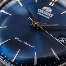 Orient Men's Automatic Mechanical Watch - Stainless Steel Strap, Blue Dial, Automatic Movement RA-AC0007L10B - Blue - View 4