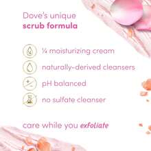 Dove Himalayan Salt & Rose Oil Body Scrub Exfoliates And Deeply Nourishes For Smooth, Radiant Skin 15 Oz - Muối Himalaya và tinh dầu hoa hồng - Xem 4