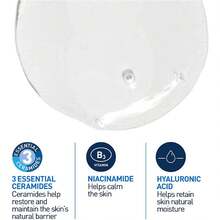 Limpiador espumoso Cera Ve 236 ml: un limpiador suave con aminoácidos que repara la barrera cutánea, no tiene fragancia, controla la grasa y está especialmente formulado para pieles grasas y mixtas. - transparente - Ver 4