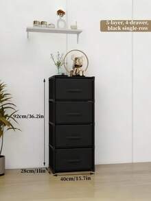 1pc Multi-Layer Storage Cabinet With Drawers, Bedroom Lingerie Organizer, Home Use Assembly Storage Rack, Floor Standing Assembly Storage Rack