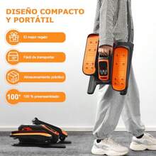 bicicleta para hacer ejercicioRabbitstorm Maquina Eliptica Electrica Maquina para Pedalear con Control Remoto Almohadilla Antideslizante Correas para Los Pies 12 Velocidades para del Escritorio en el Hogar y la Oficina - negro - Ver 6