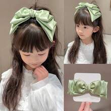 1pc Girls' Green Butterfly Shaped Hair Clip For Daily Life Or Vacation In Spring/summer - Mint Green - View 6