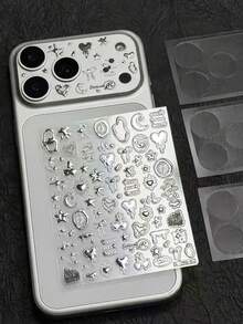 1pc INS Creative DIY Lens Protector Tempered Glass Film Sticker Compatible With IPhone 11 Pro Max/12 Pro Max/13 Pro Max/14 Pro Max/15 Pro Max/16 Pro Max/17 Pro Max Phone Lens Film - Multicolor - View 8