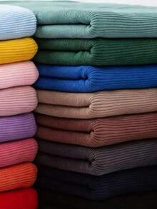 1块灯芯绒面料，细罗纹灯芯绒面料，适用于衬衫、夹克、连帽衫、外套、裤子、沙发套等，DIY预裁面料