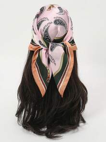 1pc Paisley Print Bandana Scarf For Women - Multicolor - View 5