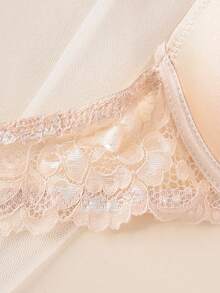 2件套极简性感蕾丝细肩带加厚钢圈文胸，舒适亲肤，可调节肩带，加厚衬里增强支撑，女士提拉丰胸文胸 [建议选购小一码] - 彩色 - 查看 9