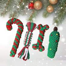 Christmas Dog Leash Toy, Candy Cane Shaped, Interactive Chew Toy, Suitable For Small To Medium Dogs - Training, Play, Teething And Cleaning, Pet Holiday, Durable And Holiday Pet Supplies - Multicolor - View 22