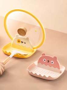 1 cái giá đỡ nắp nồi và giá để muỗng cho quầy bếp - Giá đựng dụng cụ nấu ăn cho muỗng, vá, kẹp, dĩa - Phụ kiện nhà bếp - Nhiều màu - Xem 4