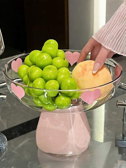 1件装高级奢华水果盘，创意水果托盘，高端客厅茶几装饰，家用果蔬盘