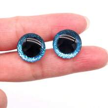 10 chiếc mắt nhựa 3D lấp lánh, kích thước 18-24mm, thích hợp cho búp bê đan len, đồ thủ công, búp bê, gấu bông DIY, kèm vòng đệm. - Nhiều màu - Xem 28