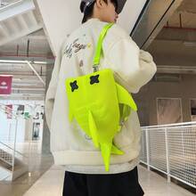 Japanese Style New Shark Design Backpack, Unisex Versatile Large Capacity Backpack, Men Casual Travel Niche Shoulder Bag - Multicolor - View 13