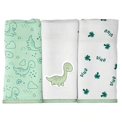 Bublim Baby Toalha de Boca em Malha para Bebê 30 cm x 35 cm Bublim