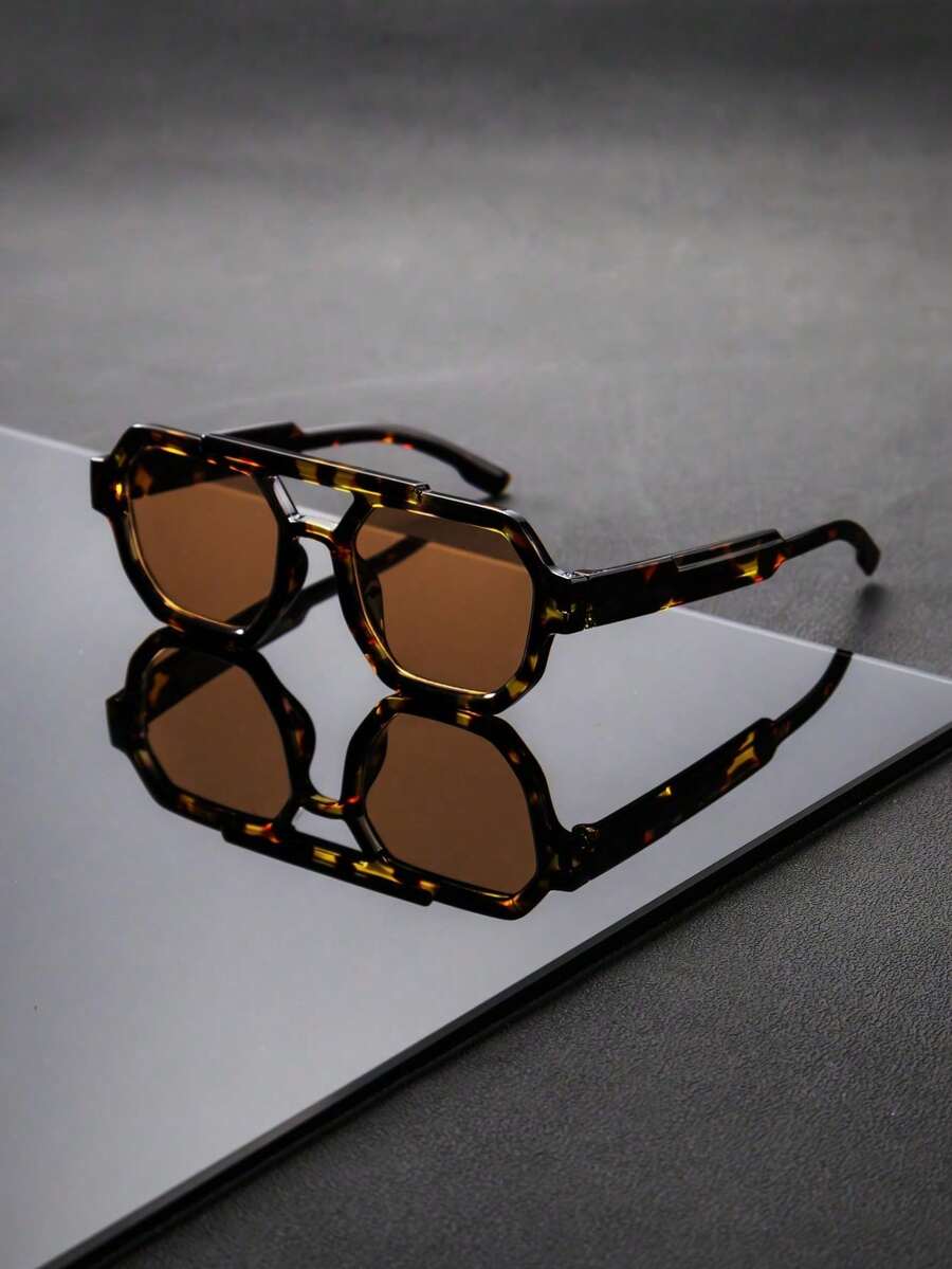 1副休闲PC（聚碳酸酯）时尚眼镜，四季皆宜 - 彩色 - 查看 1