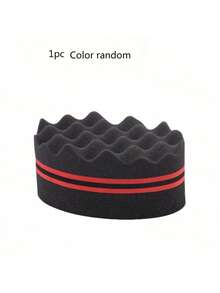 1 Oval Shaped Sponge African Sponge Roll, Magic Salon Hair Twist Brush, Double-Sided Hair Care Sponge Brush, Hair Sponge Tool, Random Color, Suitable For Massaging The Head And Styling Maintenance., Summer, Hair,Accessories,Fathers Day Gift - Multicolor - View 2