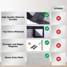 Window Treatment Set - שחור - ראה 5