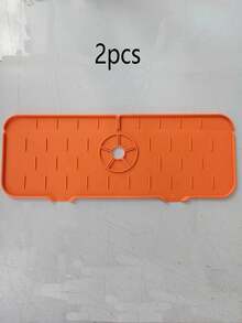 Alfombrilla plegable para el drenaje del grifo, almohadilla anti-salpicaduras para el fregadero de la cocina y el tocador del baño, evita fugas de agua, rejilla de drenaje - Multicolor - Ver 21