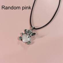 1pc New Elephant Heart Crystal Pendant Necklace, Unisex Everyday Wear, Gift - Elephant - View 8