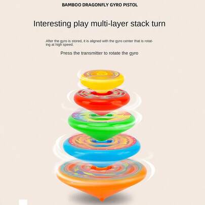 1 Set Of Spinning Tops, Spinning Toys, Spinning Top Toys, Teen Point Toys, Teen Party Supplies, Teen Birthday Gifts, Christmas Gifts (Some Parts, Sticker Patterns, Colors Are Random, Manual Measurements May Have Slight Errors In Size)